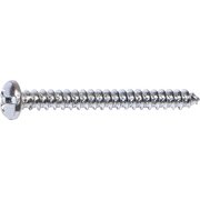 MIDWEST FASTENER Thread Cutting Screw, #6 x 1-1/2 in, Zinc Plated Combination Phillips/Slotted Drive 03163